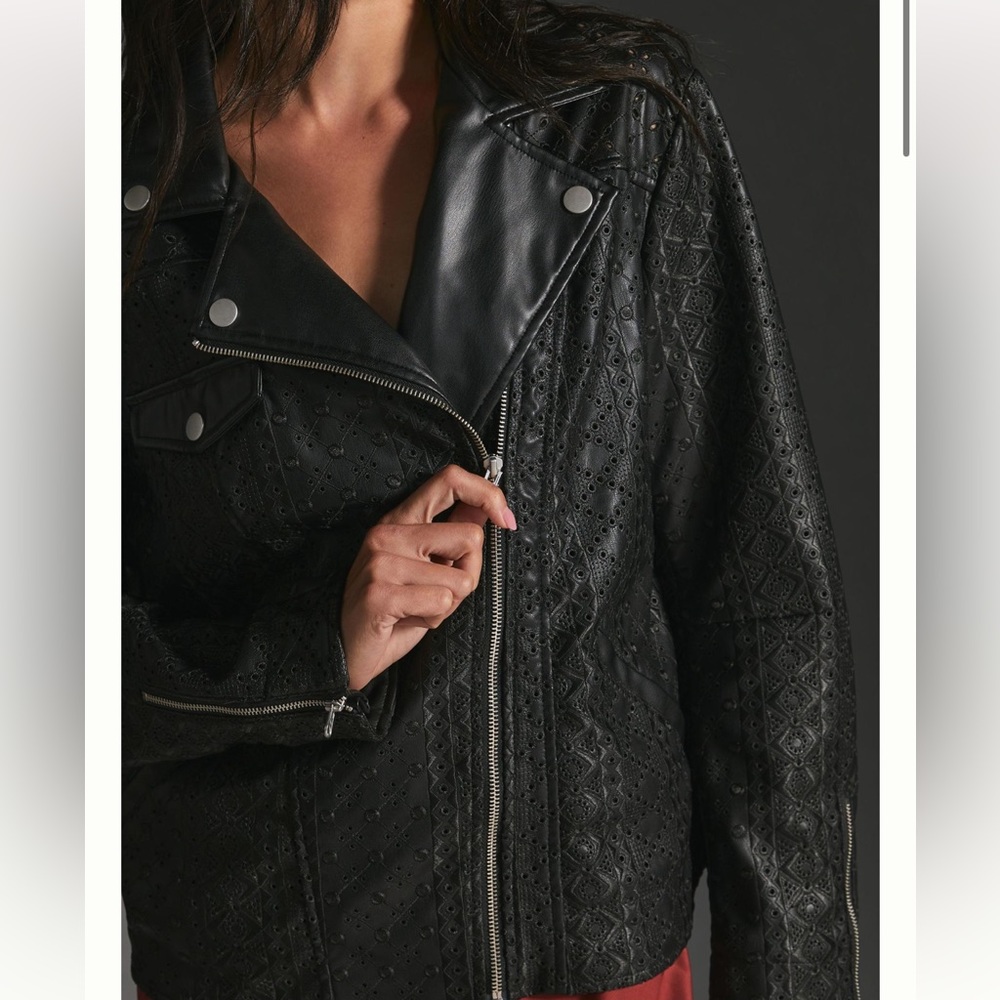 By Anthropologie Faux Leather
Eyelet Jacket - Picture 4 of 11